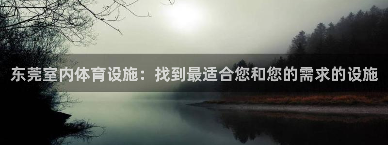 意昂3娱乐平台：东莞室内体育设施：找到最适合您和您的