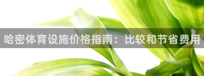 意昂体育3招商电话是多少：哈密体育设施价格指南：比较和节省费